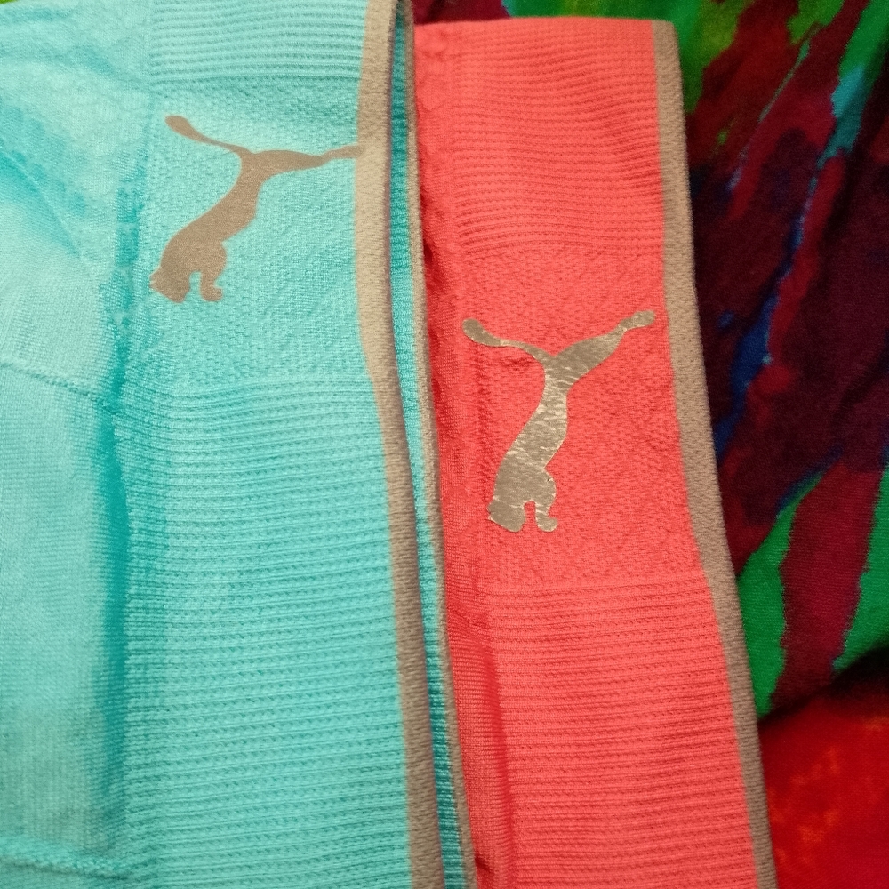 Pink & Blue Puma Sports Bras! (XL)